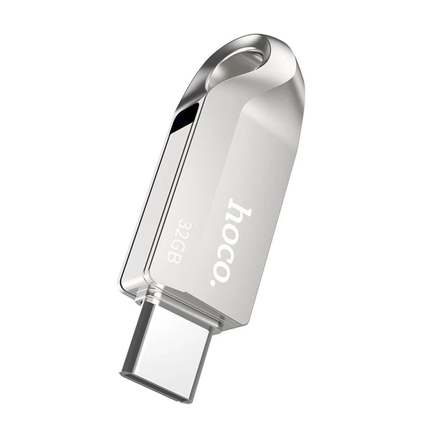 Флешка Hoco UD8 32GB USB 3.0 USB A + USB C Silver (6931474713391) - зображення 2