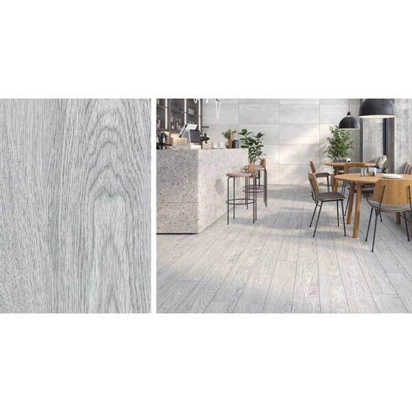 Керамограніт Cersanit Emberwood Grey Mat Rect 19,8х119,8 см - изображение 3