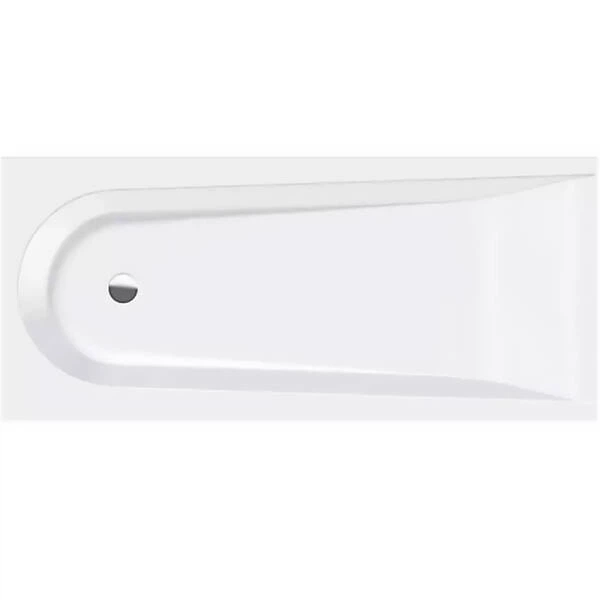 Ванна акрилова Vayer Boomerang 150x70 см посилений борт, з ніжками WBW001 - изображение 2