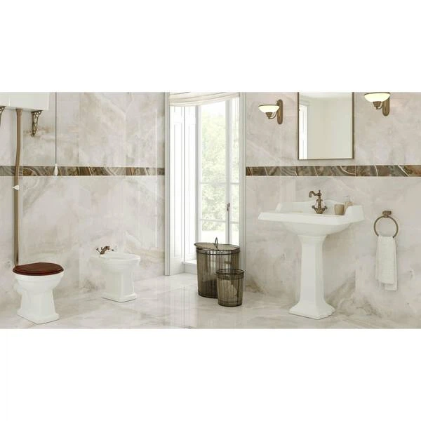 Керамограніт Pamesa Cr.Sardonyx Cream (Fam 004 Leviglass) 90x90 см - изображение 2
