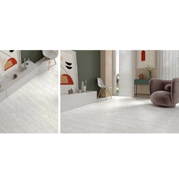 Керамограніт Cersanit Tornwood White 18,5x59,8 см - изображение 4