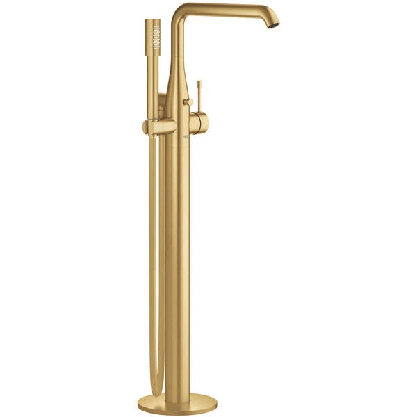 Змішувач для ванни Grohe Essence 25248GN1 підлоговий, брашоване золото - Фото 2 Змішувач для ванни Grohe Essence 25248GN1 підлоговий, брашоване золото - изображение 2