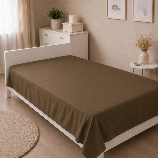 Комплект постельного белья MirSon Полуторный 143х210 см Junior 11-0004 Light Cacao Ranforce Elite (2200013671541) - Фото 6 Комплект постельного белья MirSon Полуторный 143х210 см Junior 11-0004 Light Cacao Ranforce Elite (2200013671541) - изображение 6