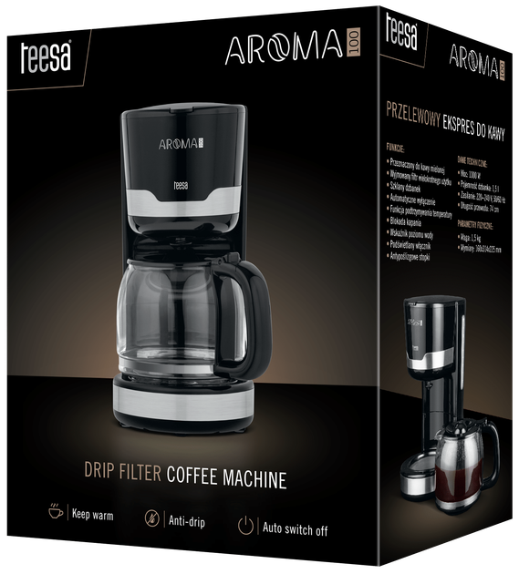 Кофеварка капельная Teesa Aroma 100 (TSA4006) - изображение 5
