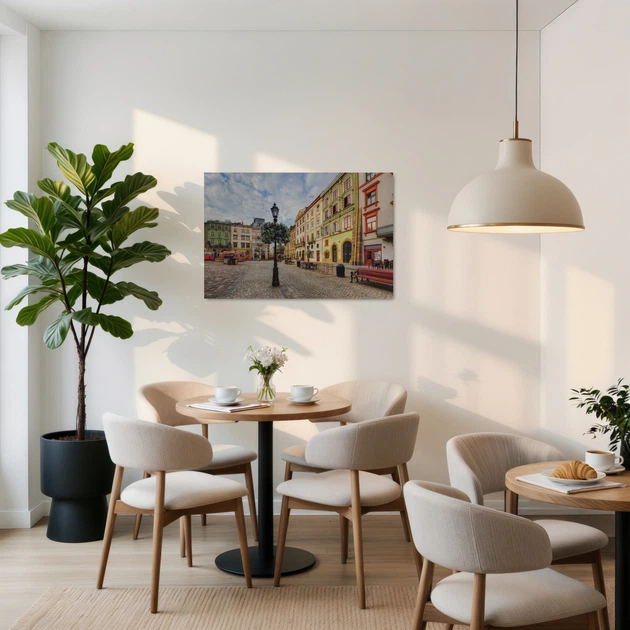 Интерьерная картина Львов, Площадь Рынок, Lviv, интерьерный декор, 40×60 см (id0227) - изображение 3