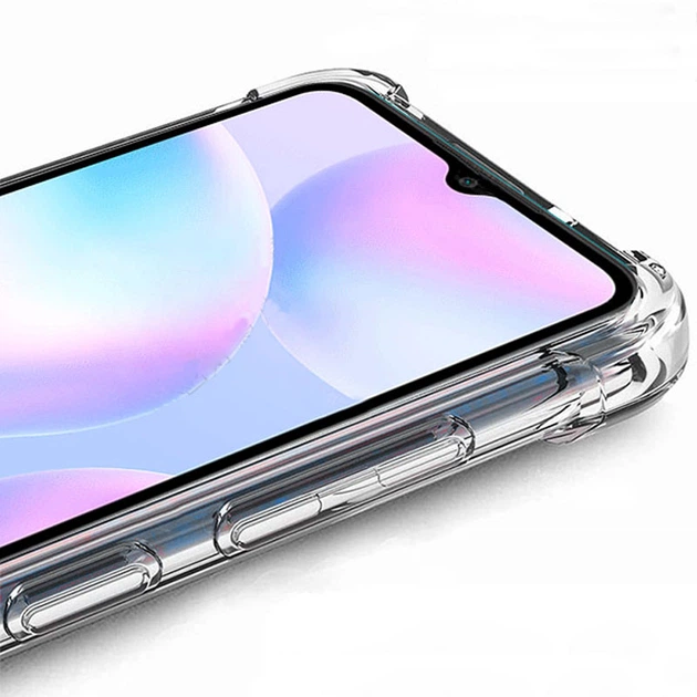 TPU чехол Epic Ease с усиленными углами для Xiaomi Redmi 9A Бесцветный (прозрачный) Без бренда - Фото 3 TPU чехол Epic Ease с усиленными углами для Xiaomi Redmi 9A Бесцветный (прозрачный) Без бренда - изображение 3