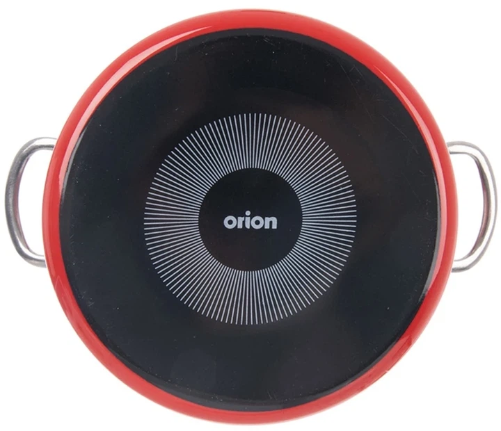 Garnek Orion Tecka emaliowany czerwony 4 l (8592381217457) - Zdjęcie 3 Garnek Orion Tecka emaliowany czerwony 4 l (8592381217457) - obraz 3