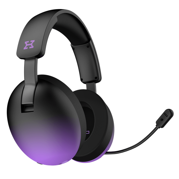 Гарнітура Hator Hellyberry HH30 Pro Black-Violet Gradient (HH30_PRO_wireless_BV) - Фото 7 Гарнітура Hator Hellyberry HH30 Pro Black-Violet Gradient (HH30_PRO_wireless_BV) - изображение 7
