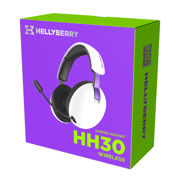 Гарнітура Hator Hellyberry HH30 White-Violet (HH30_wireless_WV) - Фото 7 Гарнітура Hator Hellyberry HH30 White-Violet (HH30_wireless_WV) - изображение 7
