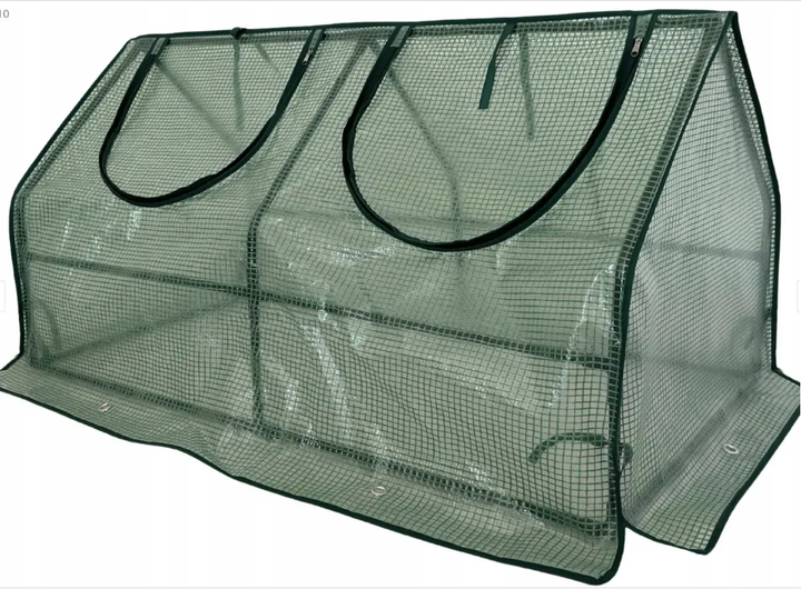 Садовая мини-теплица для рассады 120х62х60 см EkspandTMF16-120X62X60-Z армированная пленка зеленая - Фото 2 Садовая мини-теплица для рассады 120х62х60 см EkspandTMF16-120X62X60-Z армированная пленка зеленая - изображение 2