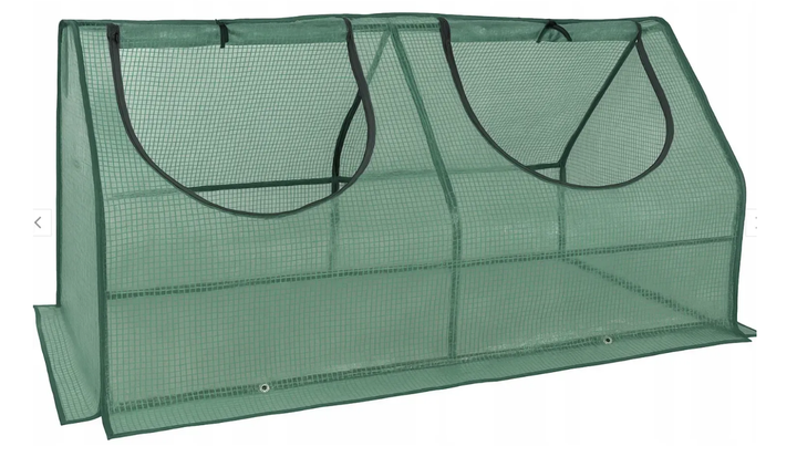 Садовая мини-теплица для рассады 120х62х60 см EkspandTMF16-120X62X60-Z армированная пленка зеленая - Фото 4 Садовая мини-теплица для рассады 120х62х60 см EkspandTMF16-120X62X60-Z армированная пленка зеленая - изображение 4