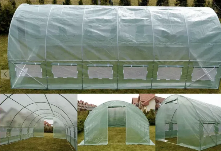Усиленная садовая теплица 3x6x2 м 18 м2 Kontrasto KO404179 с армированной пленкой и каркасом 25 мм для выращивания овощей - Фото 6 Усиленная садовая теплица 3x6x2 м 18 м2 Kontrasto KO404179 с армированной пленкой и каркасом 25 мм для выращивания овощей - изображение 6