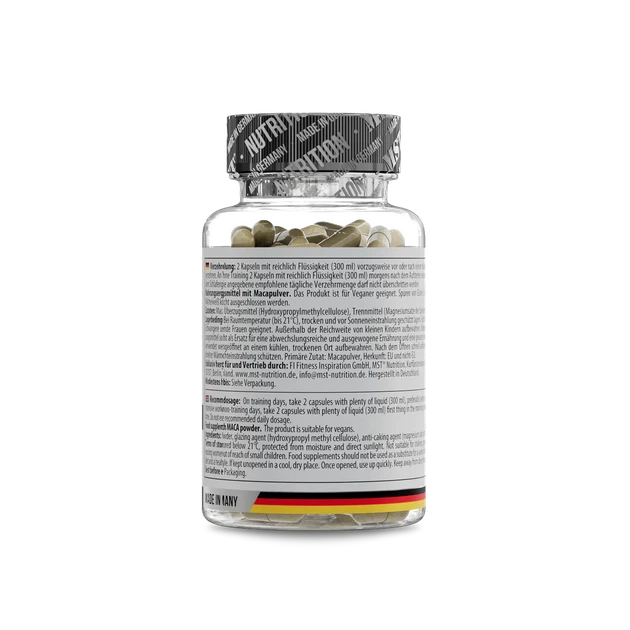 Мака перуанская MST Maca 1000 mg 60 капсул, MST корень маки для либидо и энергии - Фото 3 Мака перуанская MST Maca 1000 mg 60 капсул, MST корень маки для либидо и энергии - изображение 3