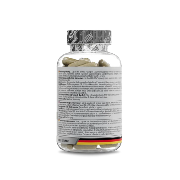 Мака перуанская MST Maca 1000 mg 120 капсул, MST корень маки для либидо и энергии - изображение 3