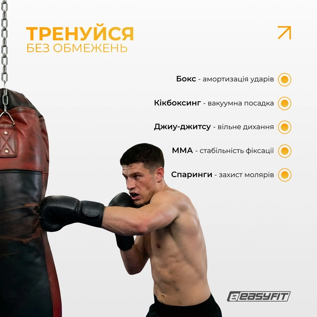 Термопластична капа для боксу EasyFit одночелюстная - Фото 5 Термопластична капа для боксу EasyFit одночелюстная - зображення 5
