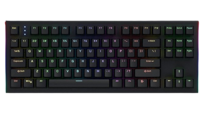 Клавіатура Hator Gravity X Orange Linear Switch RGB Black (HTK550) - Фото 1 Клавіатура Hator Gravity X Orange Linear Switch RGB Black (HTK550) - зображення 1