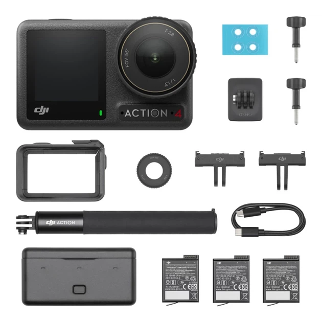 Экшн-камера DJI Osmo Action 4 Adventure Combo (CP.OS.00000270.01) - Фото 1 Экшн-камера DJI Osmo Action 4 Adventure Combo (CP.OS.00000270.01) - изображение 1