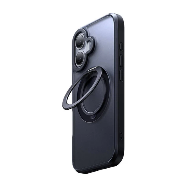 Чехол Mcdodo PC-4931 MagSafe со стойкой для iPhone 16 Plus Black (6921002649315) - Фото 2 Чехол Mcdodo PC-4931 MagSafe со стойкой для iPhone 16 Plus Black (6921002649315) - изображение 2