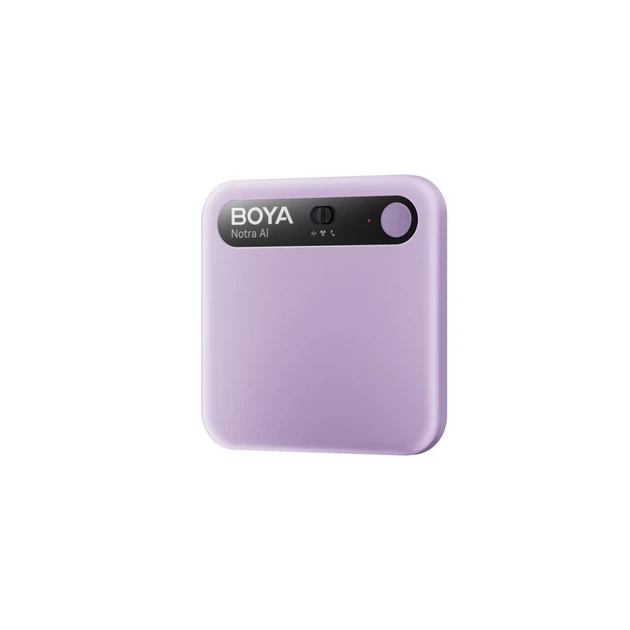 Диктофон BOYA Notra с транскрипцией AI Purple (6977490712369) - Фото 3 Диктофон BOYA Notra с транскрипцией AI Purple (6977490712369) - изображение 3