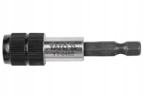 Тримач для викруткових насадок HEX 1/4" довжиною 60 мм з інструментальної сталі YATO YT-0468 - Фото 4 Тримач для викруткових насадок HEX 1/4" довжиною 60 мм з інструментальної сталі YATO YT-0468 - зображення 4