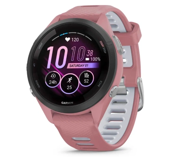 Смартгодинник Garmin Forerunner 265S M Рожевий - Фото 1 Смартгодинник Garmin Forerunner 265S M Рожевий - изображение 1
