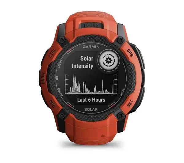 Смартгодинник Garmin Instinct 2X Solar 50мм GPS Червоний - зображення 10