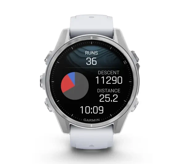 Смартгодинник Garmin Fenix 8 43мм GPS Білий - Фото 2 Смартгодинник Garmin Fenix 8 43мм GPS Білий - зображення 2