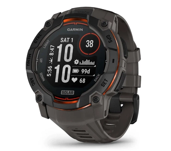 Смартгодинник Garmin Instinct 3 Solar 50мм GPS Чорно-графітовий - Фото 1 Смартгодинник Garmin Instinct 3 Solar 50мм GPS Чорно-графітовий - зображення 1