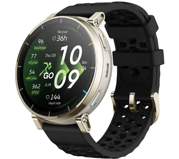 Смартгодинник Amazfit Active 3 Premium NFC Чорний - Фото 1 Смартгодинник Amazfit Active 3 Premium NFC Чорний - зображення 1