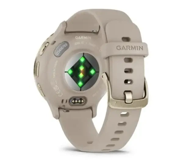 Смартгодинник Garmin Venu 3S 41мм Золото-сірий - зображення 2