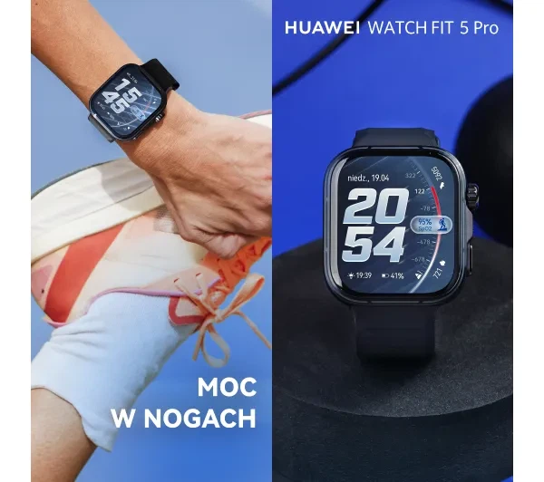 Смартгодинник Huawei Watch Fit 5 Pro 44мм Чорний - Фото 10 Смартгодинник Huawei Watch Fit 5 Pro 44мм Чорний - зображення 10