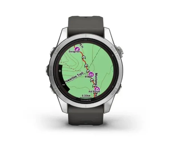 Смартгодинник Garmin fenix 7S Pro Solar 42мм GPS Графітовий - Фото 5 Смартгодинник Garmin fenix 7S Pro Solar 42мм GPS Графітовий - зображення 5