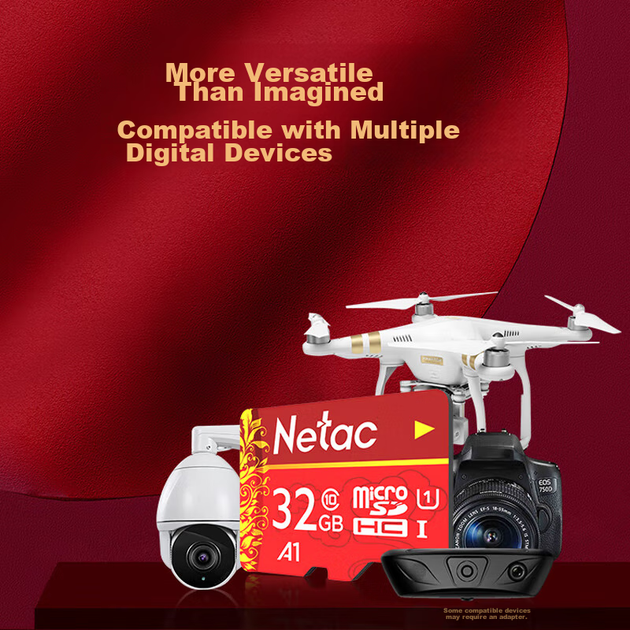 Карта памяти Netac P500 microSDHC 32GB Class 10 UHS-I U1 A1 - Фото 5 Карта памяти Netac P500 microSDHC 32GB Class 10 UHS-I U1 A1 - изображение 5