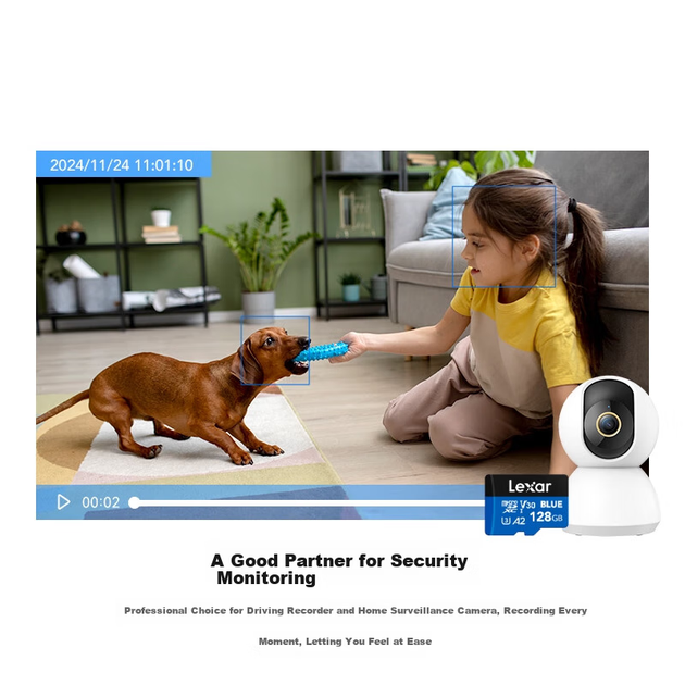 Карта памяти Lexar microSDXC 128GB UHS-I U3 V30 Class 10 A2 - изображение 3