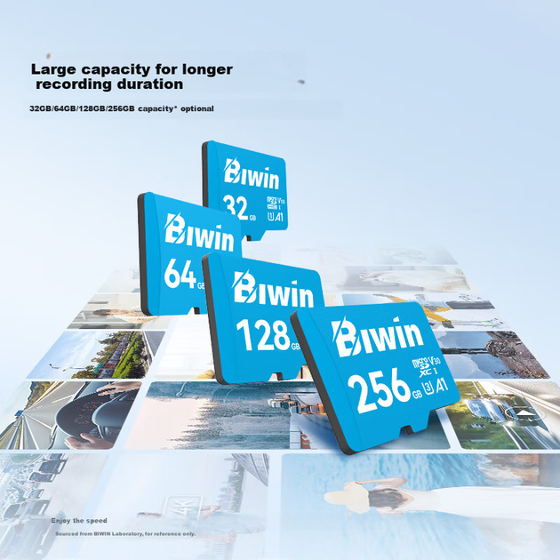 Карта пам'яті BIWIN MS100 microSDHC 32GB Class 10 UHS-I U1 V10 A1 - Фото 6 Карта пам'яті BIWIN MS100 microSDHC 32GB Class 10 UHS-I U1 V10 A1 - зображення 6