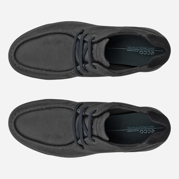 Półbuty męskie skórzane ECCO Byway M Slip On 50169402001 46 Czarne (194892164374) - obraz 5