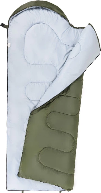 Śpiwór Outtec ThermoCore, 250 cm Z kapturem, jednoosobowy (5907766665908) - Zdjęcie 2 Śpiwór Outtec ThermoCore, 250 cm Z kapturem, jednoosobowy (5907766665908) - obraz 2