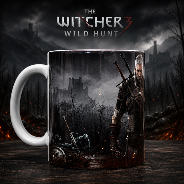 Чашка The Witcher 3: Wild Hunt 330 мл. - Фото 1 Чашка The Witcher 3: Wild Hunt 330 мл. - изображение 1
