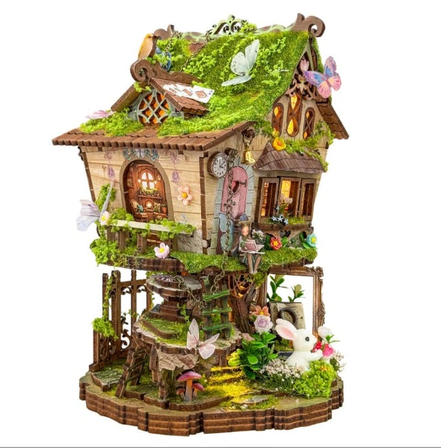 Румбокс Будиночок на дереві Інтер'єрний конструктор Roombox Rowan’s Treehouse DIY SQ-80 - Фото 1 Румбокс Будиночок на дереві Інтер'єрний конструктор Roombox Rowan’s Treehouse DIY SQ-80 - зображення 1
