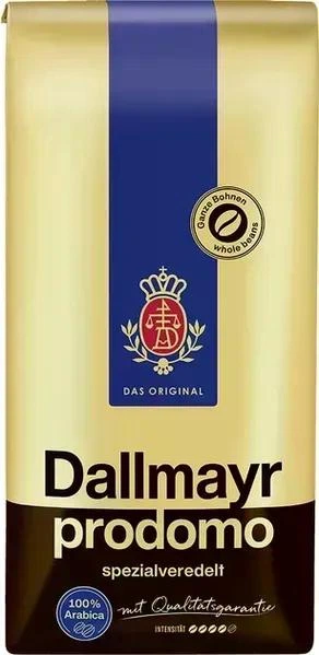 Кава Dallmayr Prodomo в зернах 500 г - Фото 1 Кава Dallmayr Prodomo в зернах 500 г - изображение 1