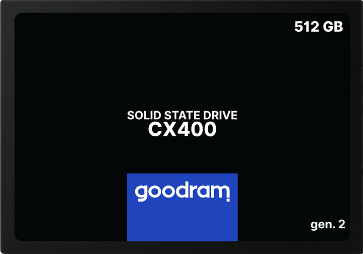 SSD 2,5 512GB Goodram CX400 Phison 3D TLC 550/500Mb/s - Фото 1 SSD 2,5 512GB Goodram CX400 Phison 3D TLC 550/500Mb/s - изображение 1