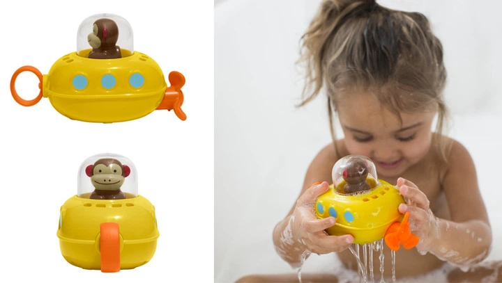 Іграшка для купання Skip Hop Zoo Pull and Go Submarine Monkey (879674022867) - зображення 2