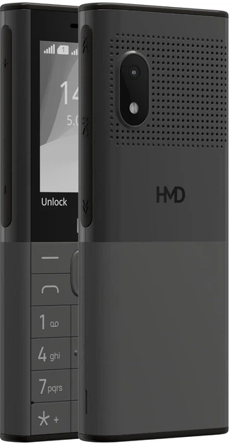Мобільний телефон HMD 150 MUSIC DS Dark Grey 2 SIM, 2.4" Екран, FM-Radio (150 MUSIC DS DG) - зображення 3