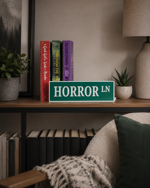 Табличка-вивіска horror ln для книжкової полиці. Aivory - изображение 2