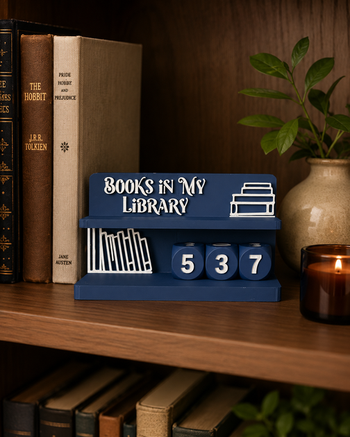 Настільний лічильник для книг моя бібліотека з кубиками для підрахунку. Aivory - изображение 2