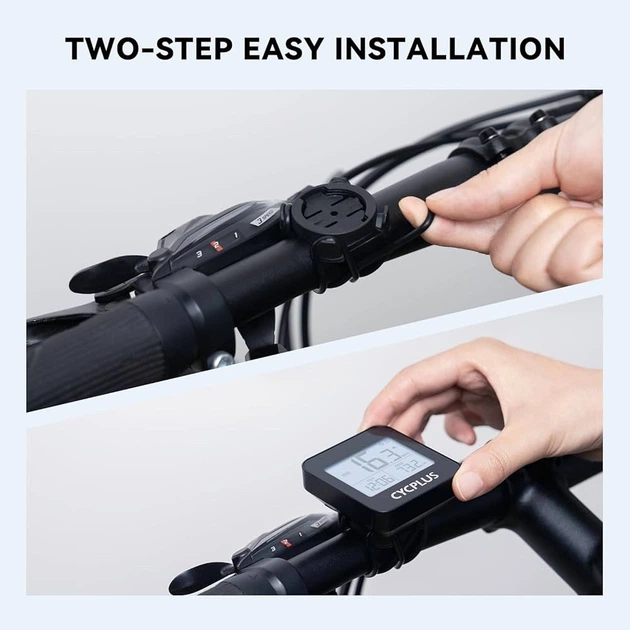 Комплект CYCPLUS — Велокомпьютер GPS M1 + Датчик скорости/каденса C3 + Крепление на руль Z1 - изображение 4