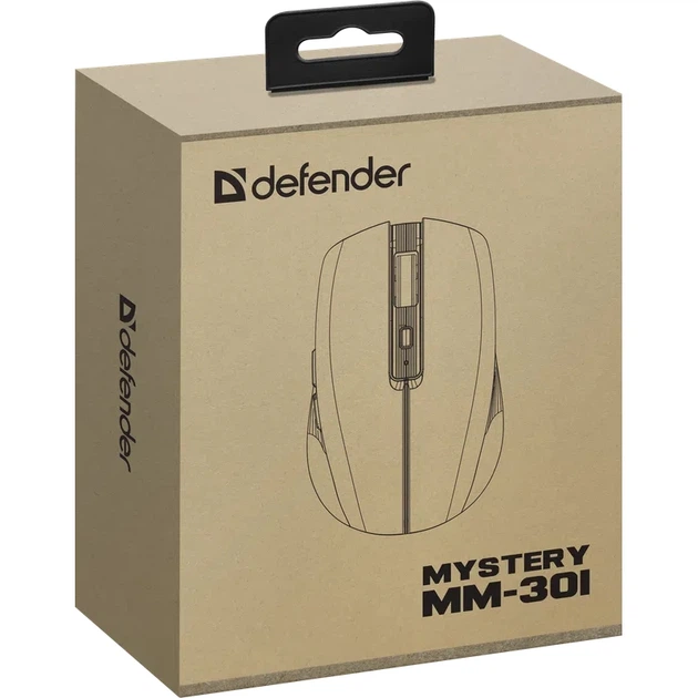 Мишка Defender Mystery MM-301 бездротова Bluetooth+2 4G 1600 dpi 4кн 500mAh LED фіолетова (52301) - изображение 7
