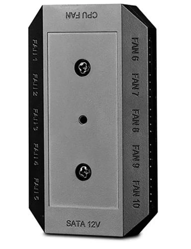 Контролер для керування вентиляторами DeepCool FH-10, Black, 10x4-pin PWM, живлення SATA (DP-F10PWM-HUB) - изображение 3