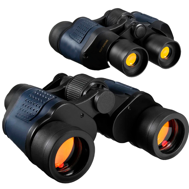 Бинокль Galileo 60X60 Night Working HD с 60х кратным приближением 149/1000м, компактный, с чехлом, военный для ЗСУ - изображение 6