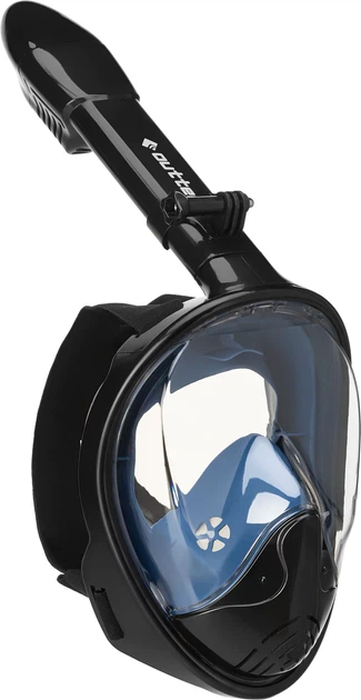 Maska do nurkowania pełnotwarzowa Outtec Aqua Explorer Pro O-05317 z fajką odłączaną Czarna (5905399053178) - obraz 4